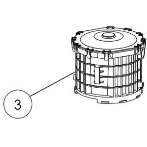 BLOCCO MOTORE COMPLETO 24 V DC - MPD2UP24VOP